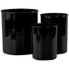 Calypso Basics 3pc Plastic Utensil Holders, Black