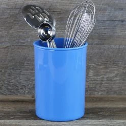Calypso Basics Large Plastic Utensil Holder, Azure