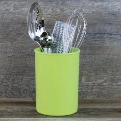Calypso Basics Large Plastic Utensil Holder, Lime