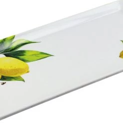 Calypso Basics Melamine Tidbit Tray, Fresh Lemons