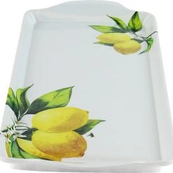 Calypso Basics Melamine Tidbit Tray, Fresh Lemons