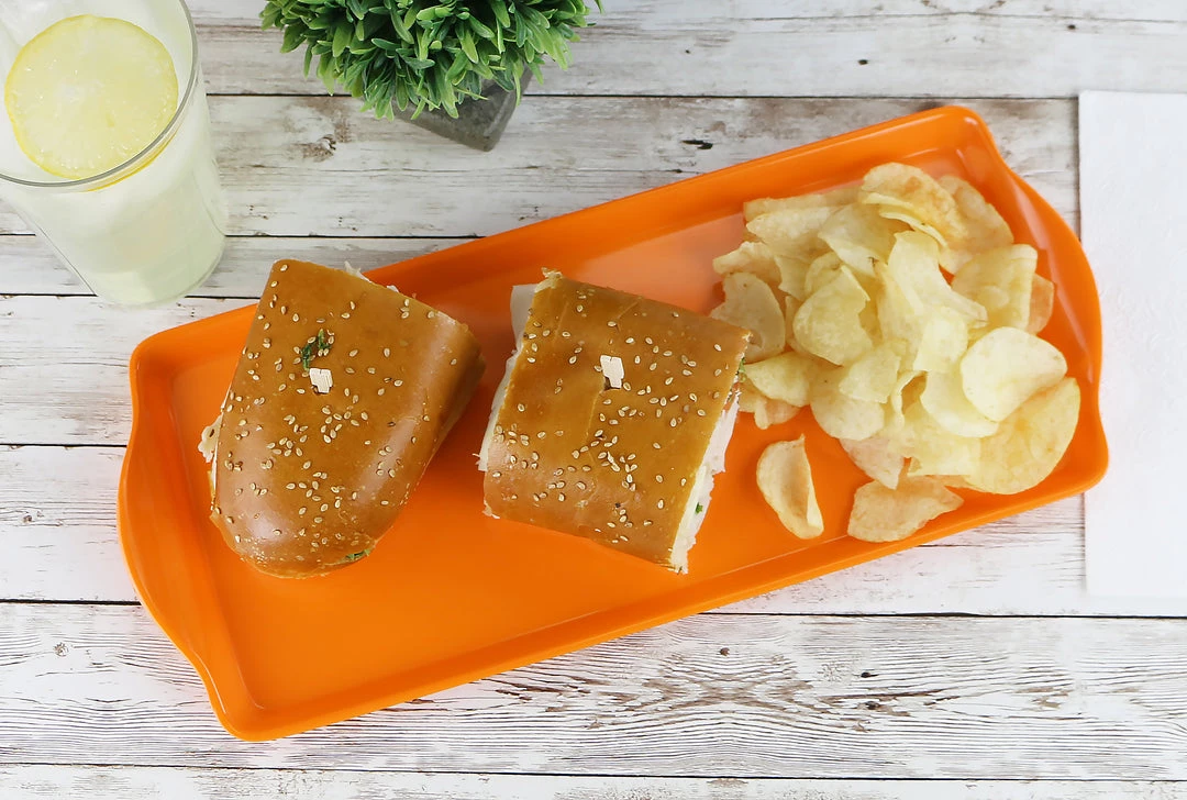 Calypso Basics Tidbit Melamine Tray, Orange 5 Calypso Basics Tidbit Melamine Tray, Orange