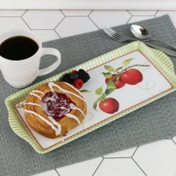 Calypso Basics Melamine Tidbit Tray, Harvest Apple