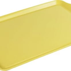 Calypso Basics Rectangular Melamine Tray, Lemon