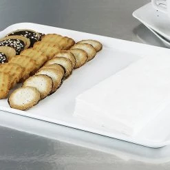 Calypso Basics Rectangular Melamine Tray, White