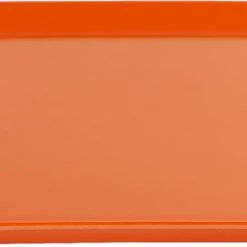 Calypso Basics Rectangular Melamine Tray, Orange