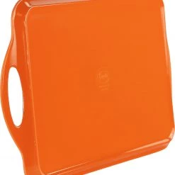 Calypso Basics Rectangular Melamine Tray, Orange