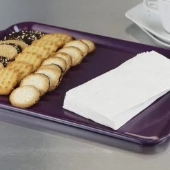 Calypso Basics Rectangular Melamine Tray, Plum