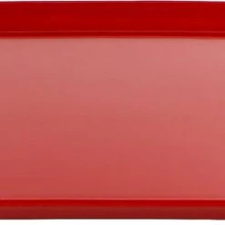 Calypso Basics Rectangular Melamine Tray, Red