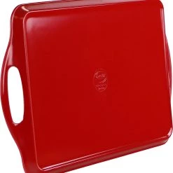 Calypso Basics Rectangular Melamine Tray, Red