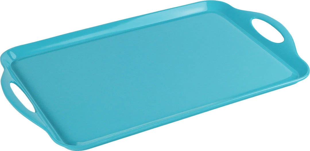 Calypso Basics Rectangular Melamine Tray, Turquoise 3 Calypso Basics Rectangular Melamine Tray, Turquoise
