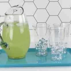 Calypso Basics Rectangular Melamine Tray, Turquoise 16 Calypso Basics Rectangular Melamine Tray, Turquoise