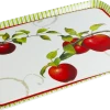 Calypso Basics Melamine Rectangular Tray, Harvest Apple