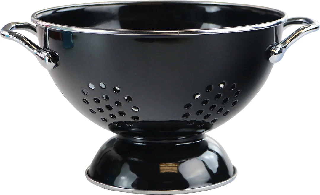Calypso Basics Powder Coated Colanders, Various Sizes, Black 9 Calypso Basics Powder Coated Colanders, Various Sizes, Black