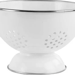 Calypso Basics Powder Coated Colanders, Various Sizes, White