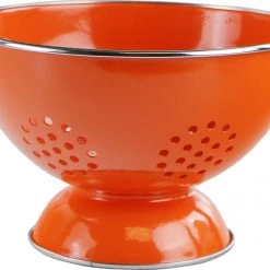 Calypso Basics Powder Coated Colanders, Various Sizes, Orange