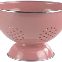 Calypso Basics Powder Coated Colanders, Various Sizes, Pink