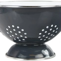 Reston Lloyd Ltd. Charcoal Enamel Colander, Multiple Sizes CALYPSO BASICS