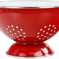 Reston Lloyd Ltd. Red Enamel Colander, 1.5 Quart