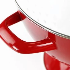 Reston Lloyd Ltd. Red Enamel Colander, 1.5 Quart