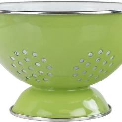 Reston Lloyd Ltd. Lime Enamel Colander, Multiple Sizes