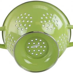 Reston Lloyd Ltd. Lime Enamel Colander, Multiple Sizes