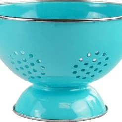 Reston Lloyd Powder Coated Colanders, Various Sizes, Turquoise