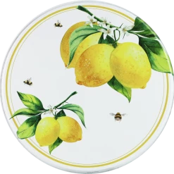 Reston Lloyd Ltd. Tin Burner Cover Set, Fresh Lemons CALYPSO BASICS