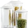 Reston Lloyd Ltd. CALYPSO BASICS 6pc Acrylic Canister Set, White