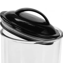 Reston Lloyd Ltd. Acrylic Spaghetti Canister, Black CALYPSO BASICS