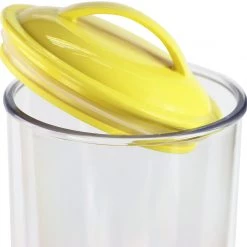 Reston Lloyd Ltd. Acrylic Spaghetti Canister, Lemon CALYPSO BASICS