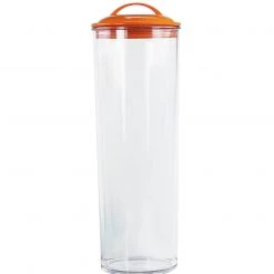 Reston Lloyd Ltd. Acrylic Spaghetti Canister, Orange