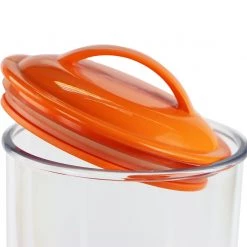 Reston Lloyd Ltd. Acrylic Spaghetti Canister, Orange