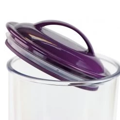 Reston Lloyd Ltd. Acrylic Spaghetti Canister, Plum