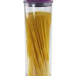Reston Lloyd Ltd. Acrylic Spaghetti Canister, Plum