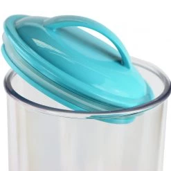 Reston Lloyd Ltd. Acrylic Spaghetti Canister, Turquoise CALYPSO BASICS