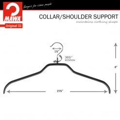 MAWA Silhouette, 41-F, Hanger, Black