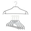 MAWA MAWA HANGERS Silhouette, 41-FRS, Pant Bar/Skirt Hook Hanger, Silver 1 MAWA MAWA HANGERS Silhouette, 41-FRS, Pant Bar/Skirt Hook Hanger, Silver