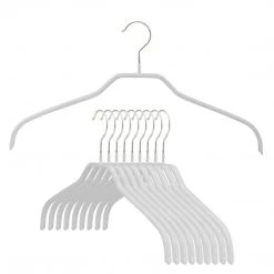 MAWA Silhouette Extra Wide, 45-F, Hanger, White MAWA HANGERS