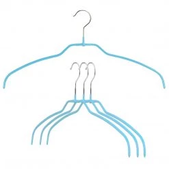 MAWA MAWA HANGERS Silhouette Ultra Thin, 42-FT, Hanger, Blue