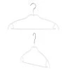 MAWA Silhouette Ultra Thin, 42-FTU, Pant Bar/Skirt Hook Hanger, White MAWA HANGERS