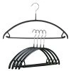 MAWA MAWA HANGERS Euro, 42-U, Pant Bar/Skirt Hook Hanger, Black