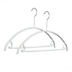 MAWA MAWA HANGERS Euro, 42-U, Pant Bar/Skirt Hook Hanger, White