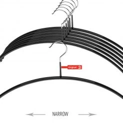 MAWA Euro, 36-P, Narrow Hanger, Black