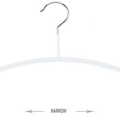 MAWA Euro, 36-P, Narrow Hanger, White MAWA HANGERS