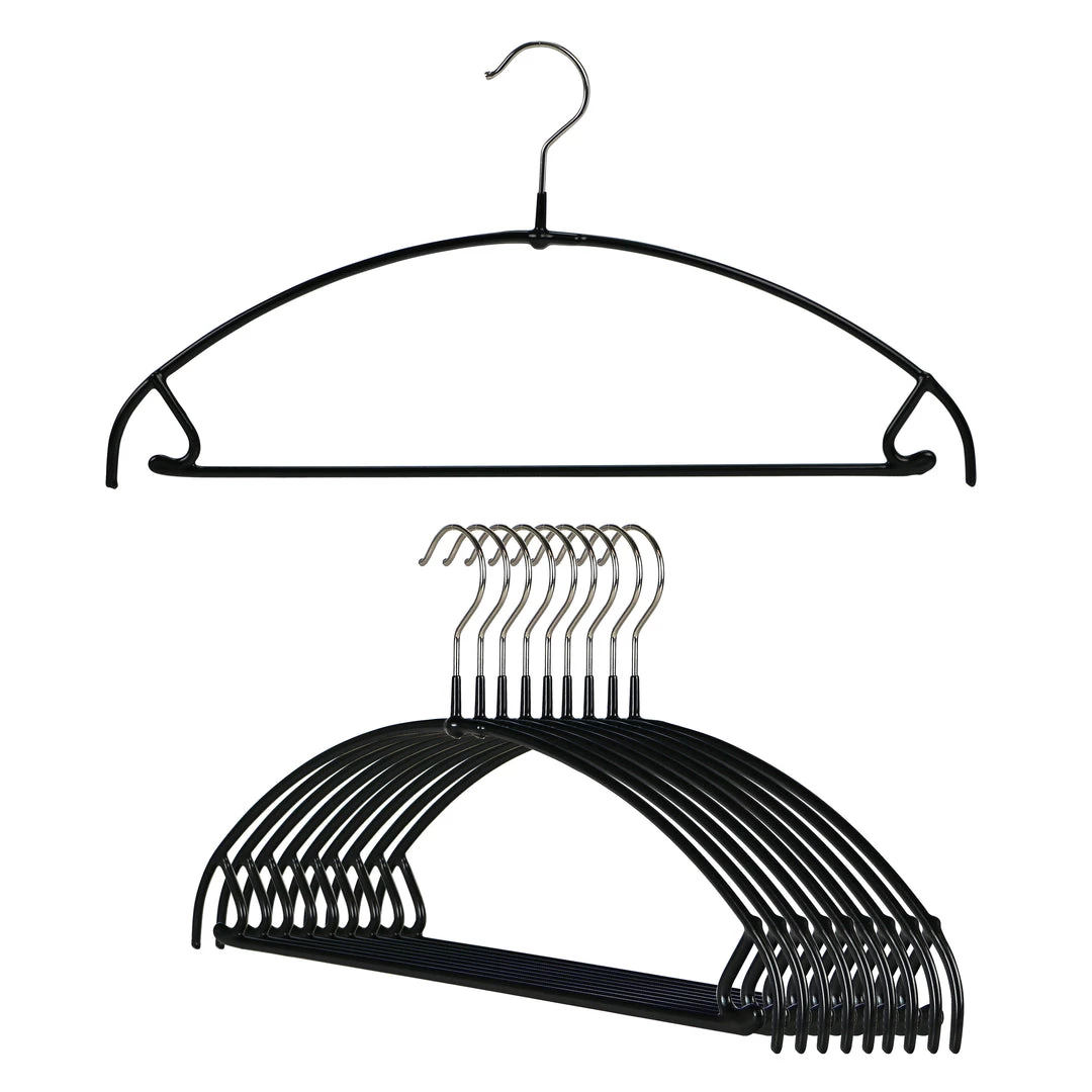 MAWA Euro Ultra Thin, 42-PTU, Pant Bar/Skirt Hook Hanger, Black MAWA HANGERS 3 MAWA Euro Ultra Thin, 42-PTU, Pant Bar/Skirt Hook Hanger, Black MAWA HANGERS