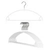 MAWA Euro Ultra Thin, 42-PTU, Pant Bar/Skirt Hook Hanger, White MAWA HANGERS