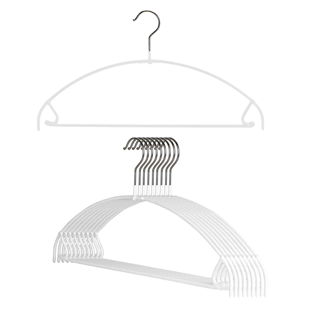 MAWA Euro Ultra Thin, 42-PTU, Pant Bar/Skirt Hook Hanger, White MAWA HANGERS 3 MAWA Euro Ultra Thin, 42-PTU, Pant Bar/Skirt Hook Hanger, White MAWA HANGERS