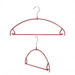 MAWA Euro Ultra Thin, 42-PTU, Pant Bar/Skirt Hook Hanger, Red MAWA HANGERS 17 MAWA Euro Ultra Thin, 42-PTU, Pant Bar/Skirt Hook Hanger, Red MAWA HANGERS