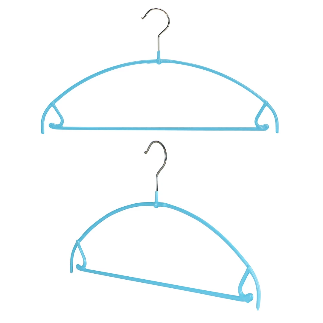 MAWA Euro Ultra Thin, 42-PTU, Pant Bar/Skirt Hook Hanger, Blue MAWA HANGERS 10 MAWA Euro Ultra Thin, 42-PTU, Pant Bar/Skirt Hook Hanger, Blue MAWA HANGERS